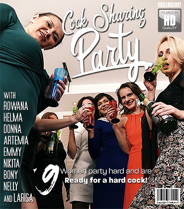 Cock Sharing Party - Artemia, Bony, Donna, Emmy, Helma, Larisa C., Nelly, Nikita ...