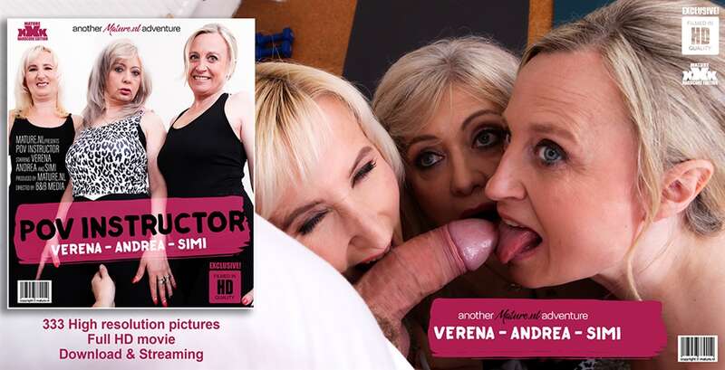 Verena Russian Porn Mature - Andrea V., Mick Larsen, Simi, Verena - The POV instructor is ready for his  three cougars FullHD 1080p Â» Sexuria Download Porn Release for Free