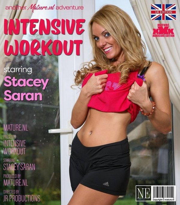 Seth Strong, Stacey Saran - British MILF Stacey Saran has an intensive workout with her partner Seth Strong (07.04.2023)