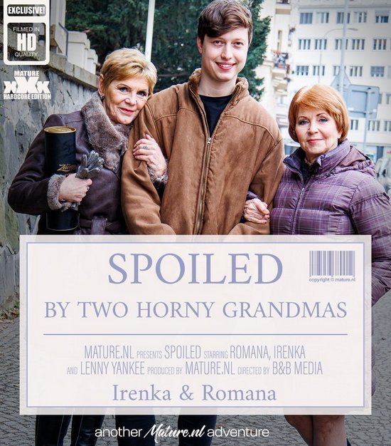 Irenka, Lenny Yankee, Romana - Grandmas Irenka and Romana seduce a toyboy in a hard fucking threesome (13.05.2023)