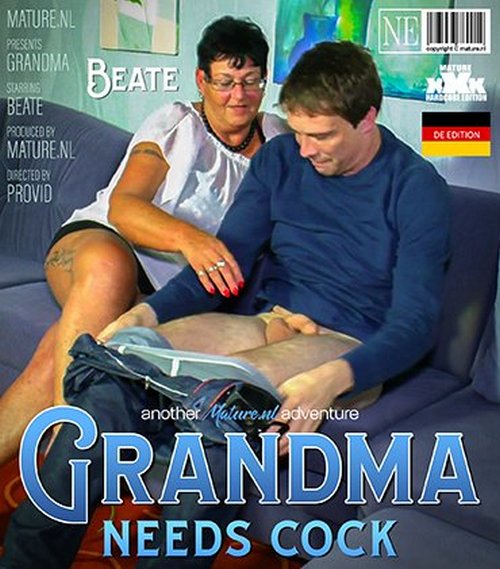 Beate N - Horny grandma Beate N. is in desperate need for cock! (28.08.2023)