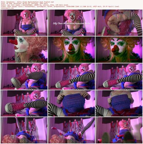 Sinstress - Silly Clown Masturbation Inst Trailer - Preview