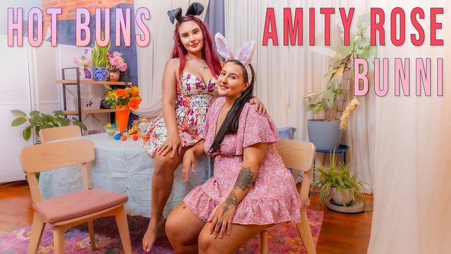 Amity Rose and Bunni - Hot Buns (30.03.2024)