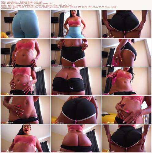 Latinsandra - Extreme Weight Gain - Preview