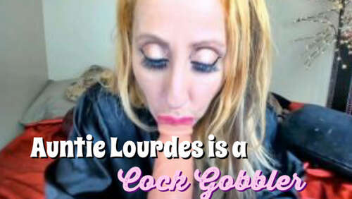 Lourdes Noir – Auntie Lourdes Is A Cock Gobbler - Cover