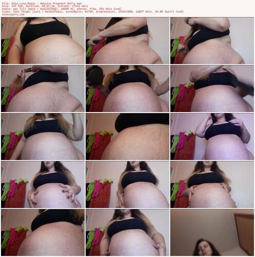 Miss_Luna_Magic - Massive Pregnant Belly - Preview