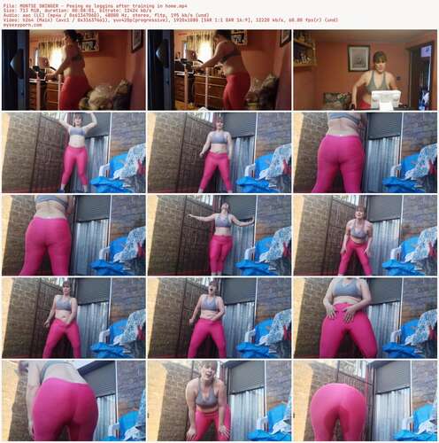 Montse Swinger - Peeing My Leggins After Training In Home - Preview