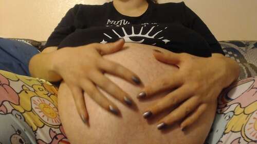 Miss_Luna_Magic - Huge Pregnant Belly Love - Cover