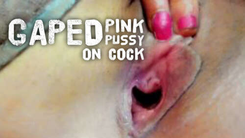 Lourdes Noir - Gaped Pink Pussy On Cock - Cover