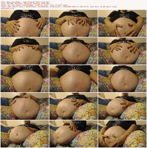 Miss_Luna_Magic - Huge Pregnant Belly Love - Preview