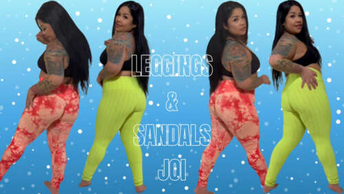 Kiki_Filipinaxo - Leggings And Sandals Joi - Cover