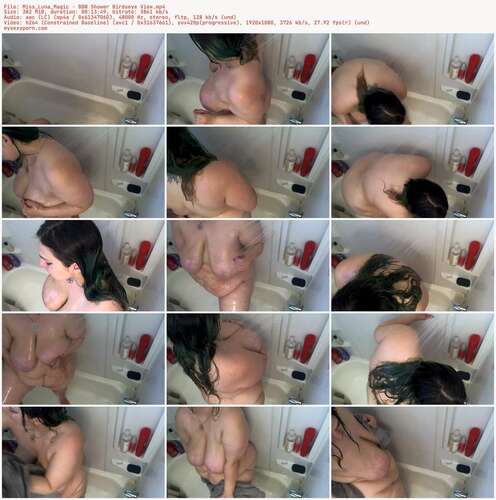 Miss_Luna_Magic - Bbw Shower Birdseye View - Preview