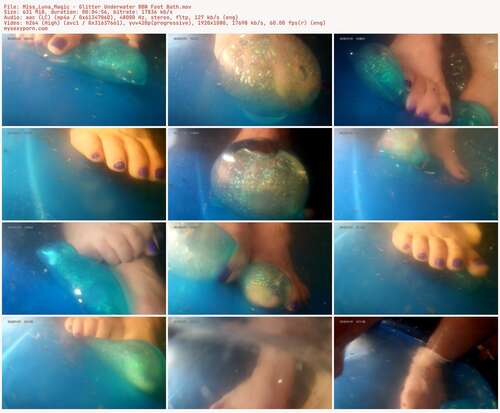 Miss_Luna_Magic - Glitter Underwater Bbw Foot Bath - Preview