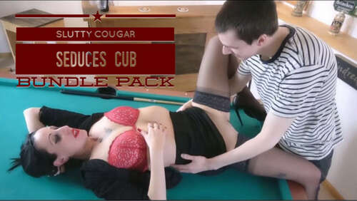 Lourdes Noir – Slutty Cougar Seduces Cub Bundle Pack - Cover