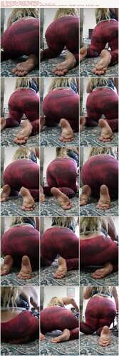 Miss_Luna_Magic - Dirty Feet Red Leggings - Preview