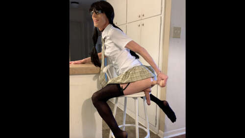 Ria_Bentley – Ria Bentley Toys Her Ass And Gives Joi In School Uniform - Cover