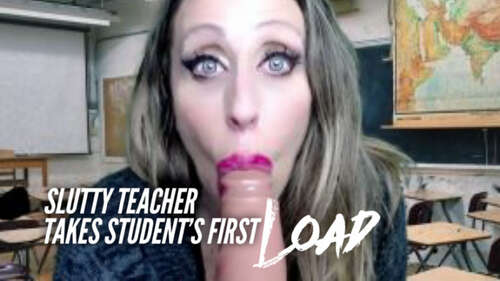 Lourdes Noir - Slutty Teacher Takes Student'S First - Cover