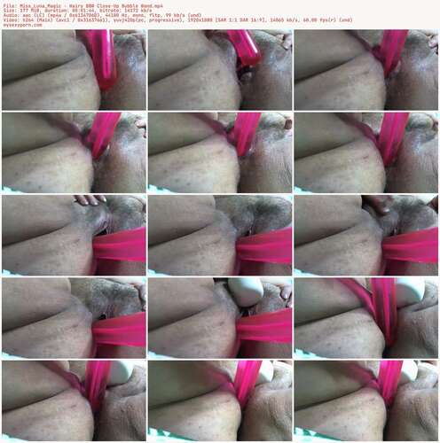 Miss_Luna_Magic - Hairy Bbw Close-Up Bubble Wand - Preview