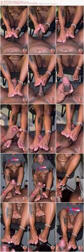 Spanishbarbiie - Balcony Foot Job - Preview