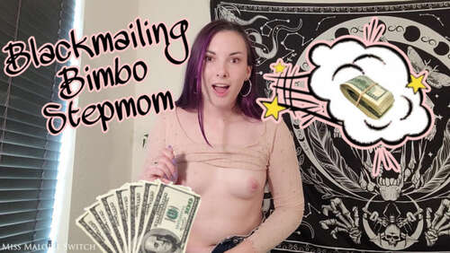 Miss Malorie Switch – Blackmailing Bimbo Stepmom - Cover