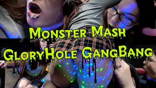 Miss Malorie Switch – Monster Mash Gloryhole Gangbang - Cover