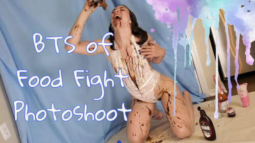 Miss Malorie Switch – Bts Of Food Fight Photoshoot - Cover