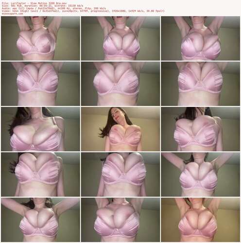 Loritaylor - Slow Motion 32Dd Bra - Preview