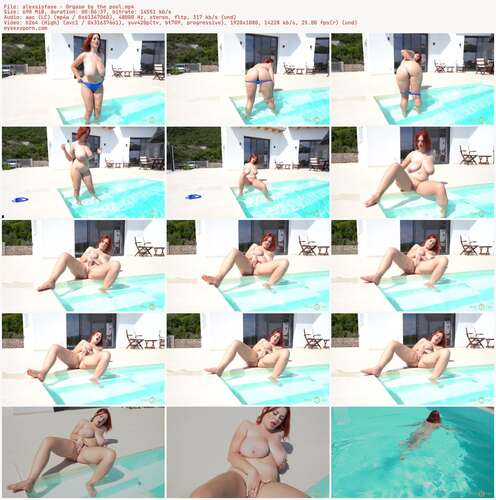 Alexsisfaye - Orgasm By The Pool - Preview