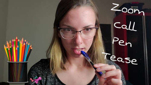 Miss Malorie Switch - Zoom Call Pen Tease - Cover