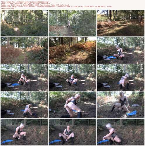 Katie Fox - Outdoor Masturbation Exhibition - Preview