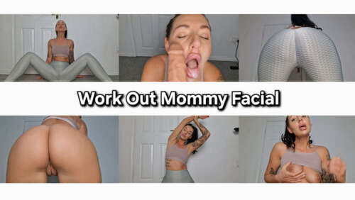 Tattooed Temptress – Work Out Mommy Facial - Cover