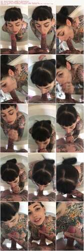 Tigerlillyofficial - Blowjob On Tattoed Cock - Preview