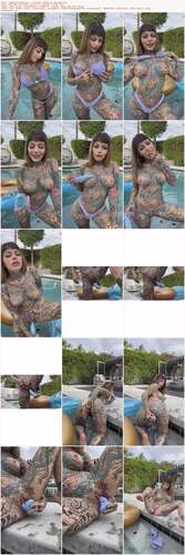 Tigerlillyofficial - Tentacle Dildo By The Pool - Preview