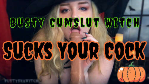 Bustyseawitch – Pov Busty Teen Witch Sucks Your Cock - Cover