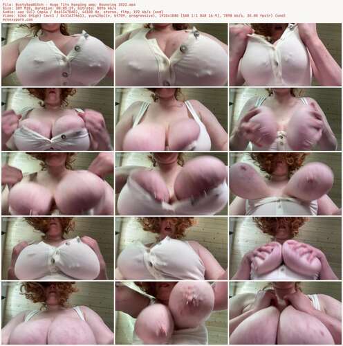 Bustyseawitch - Huge Tits Hanging & Bouncing 2022 - Preview