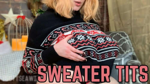 Bustyseawitch – Bbw Teen Holiday Sweater Tits - Cover