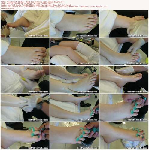 Foot Patrol Studio - Foot Spa Pedicure With Amanda Bryant 1080p - Preview