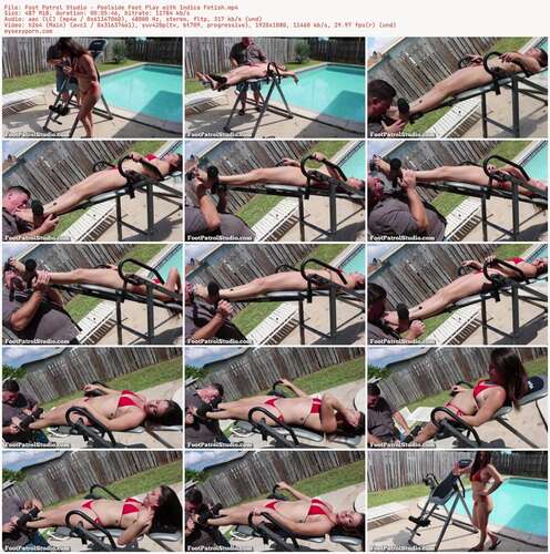 Foot Patrol Studio - Poolside Foot Play With Indica Fetish 1080p - Preview