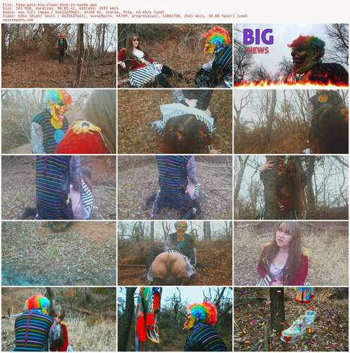 GIbbyTheClown - Pawg Gets Big Clown Dick In Woods 720p - Preview