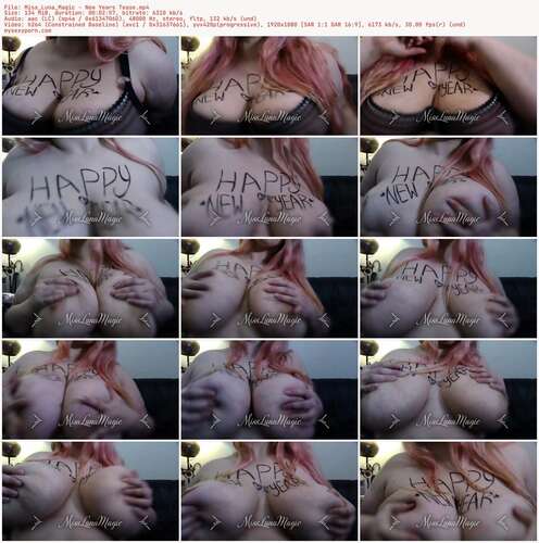 Miss_Luna_Magic - New Years Tease 1080p - Preview