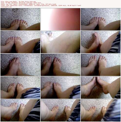 Miss_Luna_Magic - My Poor Dirty Feet 720p - Preview