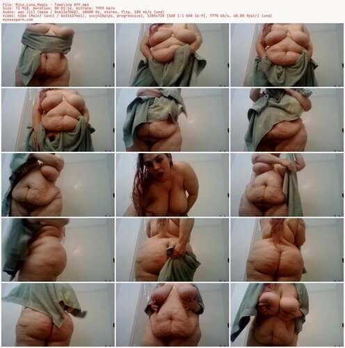 Miss_Luna_Magic - Toweling Off 720p - Preview