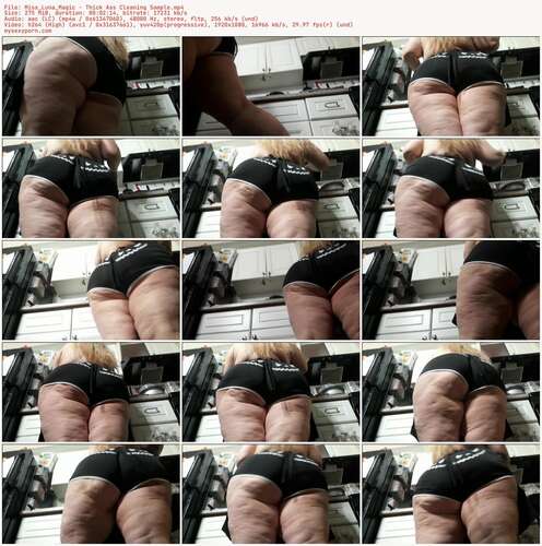 Miss_Luna_Magic - Thick Ass Cleaning Sample 1080p - Preview