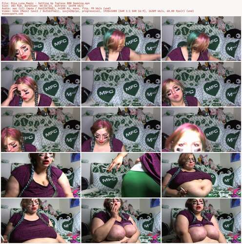 Miss_Luna_Magic - Setting Up Topless Bbw Smoking 1080p - Preview