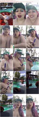 Miss_Luna_Magic - Vaping Topless In The Pool Day Two 1280p - Preview