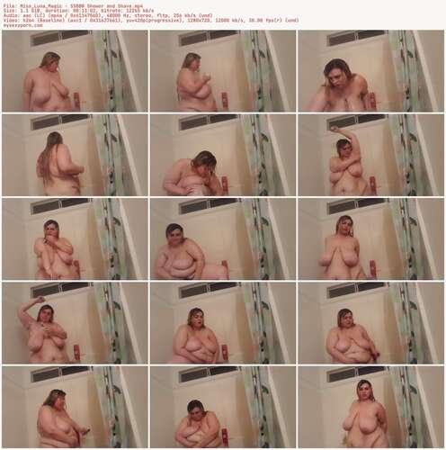 Miss_Luna_Magic - Ssbbw Shower And Shave 720p - Preview