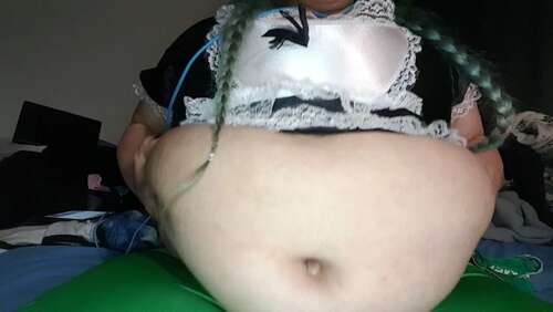 Miss_Luna_Magic - Ssbbw French Maid Belly Tease 720p - Cover