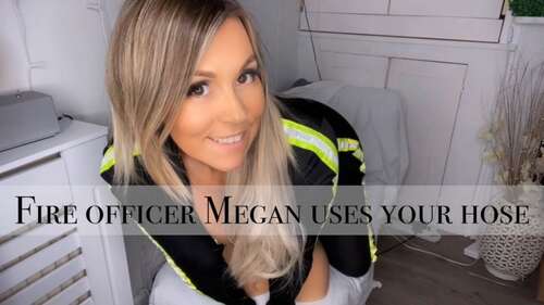 Megan_Pkr – Fire Officer Megan Uses Your Hose 1080p - Cover