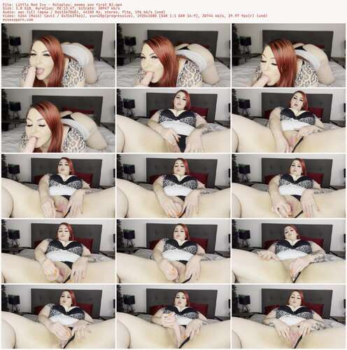 Little Red Ivy - Roleplay; Mommy Son First Bj 1080p - Preview