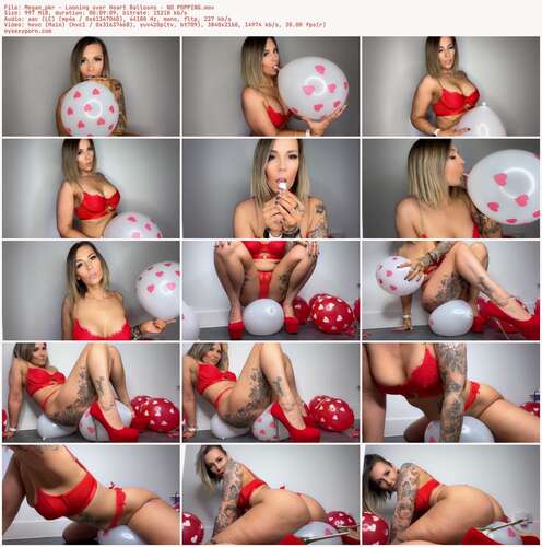 Megan_Pkr - Looning Over Heart Balloons - No Popping 2160p - Preview